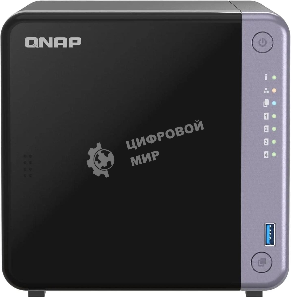 Сетевое хранилище NAS Qnap TS-432X-4G 4-bay настольный Alpine AL-524