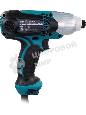 Дрель-шуруповерт Makita TD0101F, 230 Вт, 100 Нм, щеточный, ударный