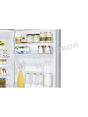 Холодильник Samsung RB34C632ESA/EF графит двухкамерный 227/114л морозилка снизу, No Frost