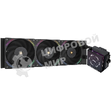 Система жидкостного охлаждения Thermalright Hyper Vision 360 ARGB Soc-AM5/AM4/1151/1200/2066/2011/1700 черный 4-pin 29.6dB Al LCD Ret (H-VISION-360-BL-ARGB)