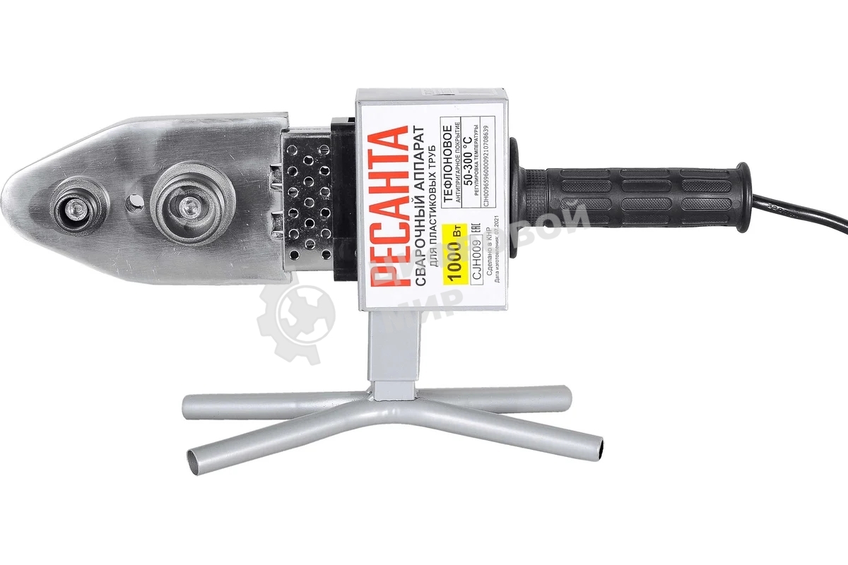 Сварочный аппарат для пластиковых труб Ресанта АСПТ-1000А раструбная (без кейса)