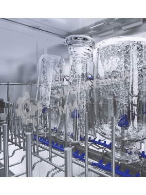 Встраиваемая посудомоечная машина Бирюса DWB-614/5, белый, 59.8 см, 12 компл., 49 дБ, класс A++