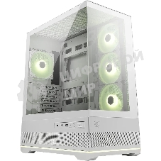 Компьютерный корпус MSI MAG Pano 110R PZ белый без БП ATX 6x120мм 7x140мм 2xUSB 3.0 1xUSB3.1 audio AirDuct bott PSU