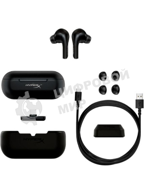 Гарнитура HyperX Cloud Mix Buds чёрный, беспроводная, радиоканал, совместимость с PS5