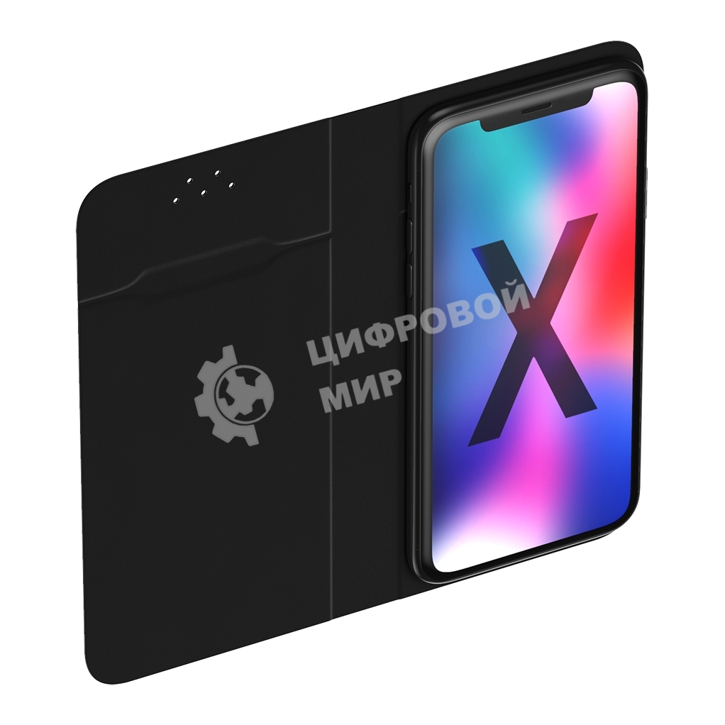 Чехол-книжка универсальный для смартфонов OLMIO р.M, 5.0