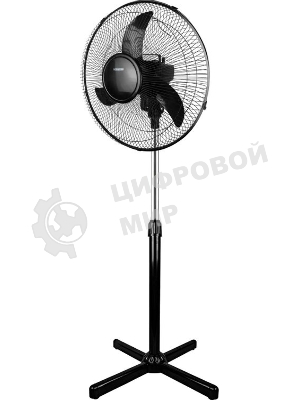 Вентилятор AC Electric AFF-505B чёрный, напольный, 40 Вт, 3 скорости, 40 см