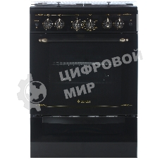 Плита газовая Gefest ПГ 6100-02 0183 черный, конфорок 4 шт, духовка 52 л, 60 см x 85 см x 60 см