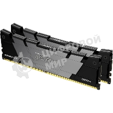 Оперативная память Kingston Fury Renegade, DDR4, 16GB (2x8GB), 3600MHz, CL16, DIMM, с радиаторами, серый/черный