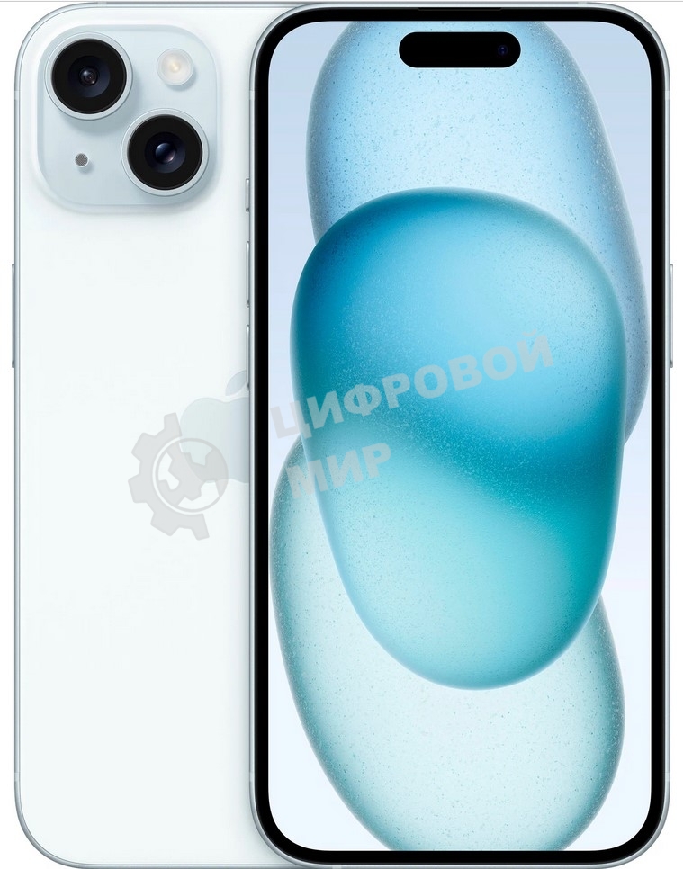 Смартфон Apple iPhone 15, 6/256Gb, голубой