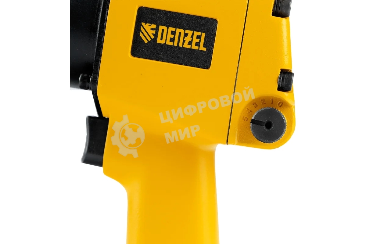 Ударный пневмогайковерт Denzel IW860+набор головок, 1/2