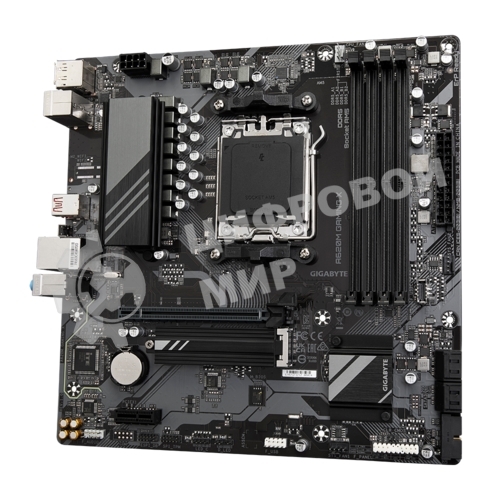 Материнская плата Gigabyte A620M GAMING X, Micro-ATX, AM5, AMD A620, 4xDDR5, 4xSATA, 1xM.2, 1xPCI-E 4.0 x16, 1xPCI-E x1, 1xHDMI, 1xDP, 1x 1Gb LAN, 1xUSB 3.2 Gen 2, 2xUSB 2.0, 2xUSB 3.2 Gen 1, 3x3.5мм, 7.1, ATX