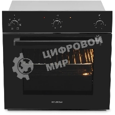 Духовой шкаф электрический Hyundai 6006.03 BG черное стекло