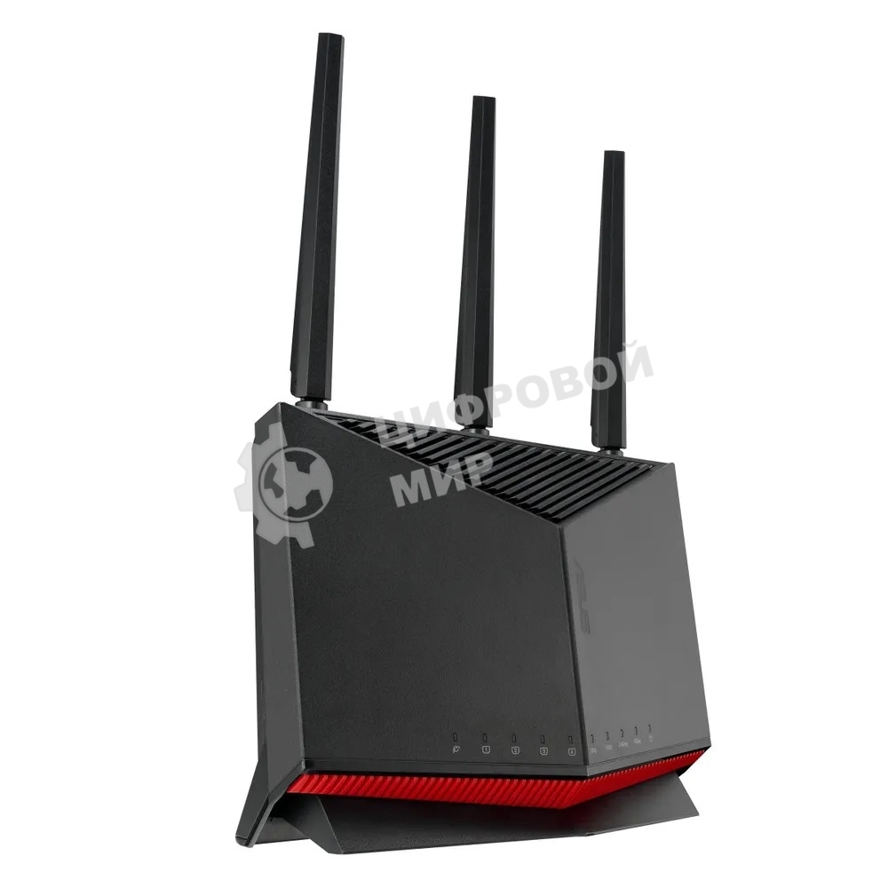 Маршрутизатор ASUS RT-BE86U, черный/красный, 90IG08W0-MO9A0V