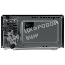 Микроволновая печь Hyundai HYM-D2074 черный/серебристый, 20 л, 700 Вт, переключатели - кнопки, поворотный механизм