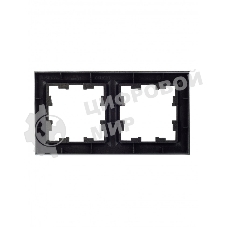 Рамка 2-местная IEK BRITE РУ-2-БрШ шампань