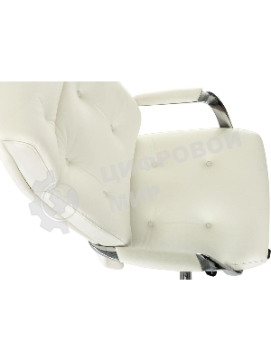 Кресло Бюрократ DAO/WHITE белый, кожа