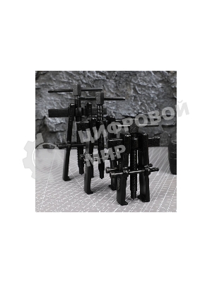 Съемник подшипников двухзахватный с регулируемым зажимом Deli DL-E106 150мм, сталь 45#