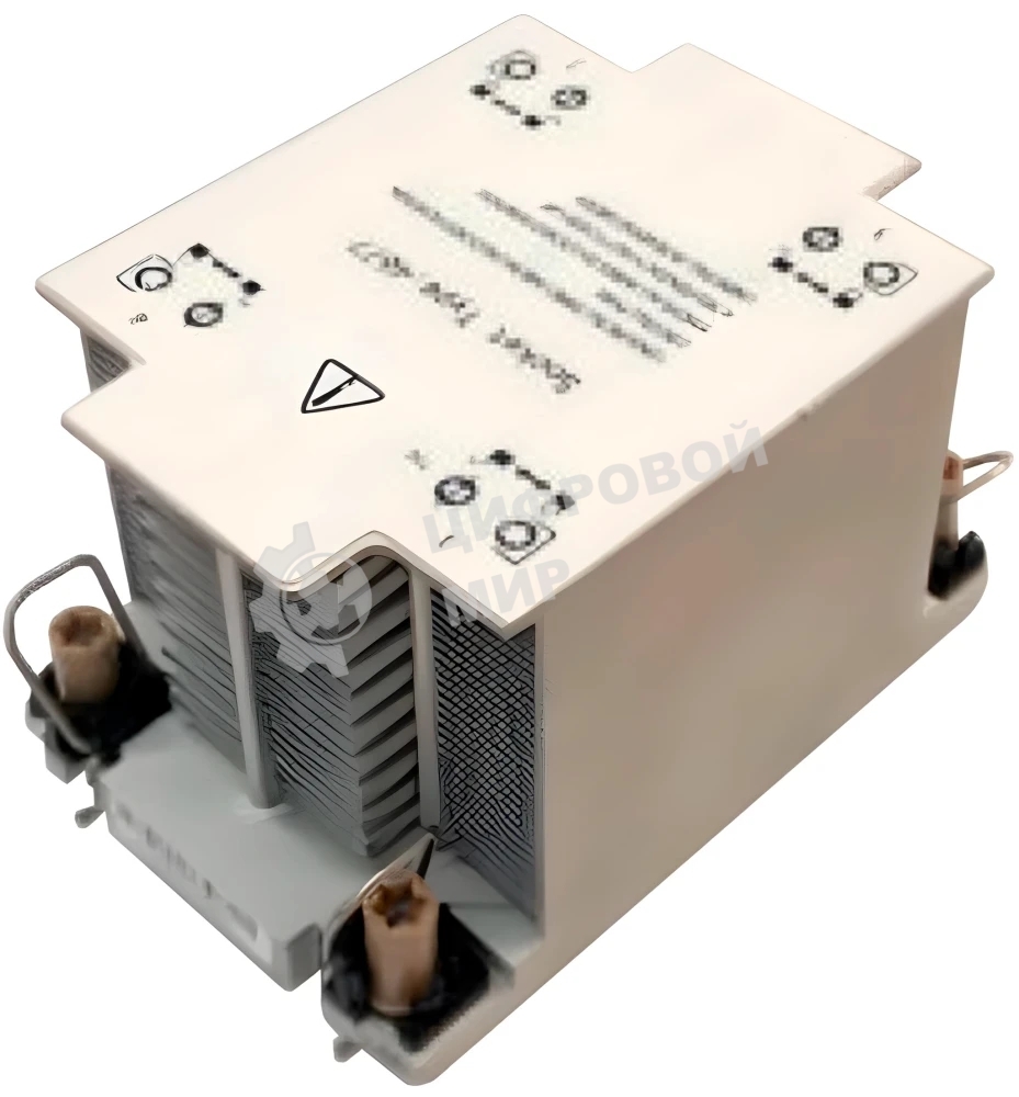 Кулер для процессора Alseye 3DVC-2U-4677, пассивный, алюминий, 0 дБ, 350 Вт, высота 64 мм