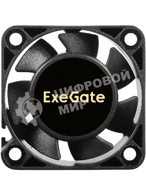 Вентилятор корпусной ExeGate ExtraPower EP04010B3P, 40x40 мм, 7800 об/мин, 38 дБ, 3 pin, без подсветки