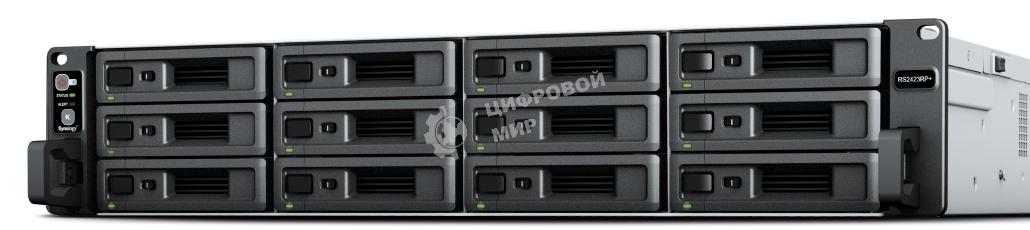 СХД SYNOLOGY стоечное исполнение 12BAY 2U NO HDD RS2423RP+