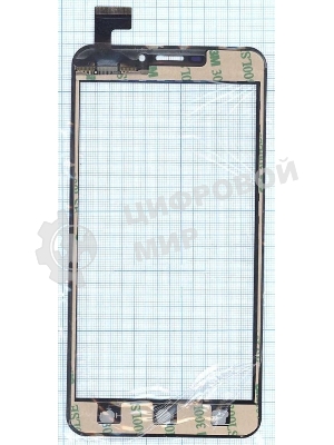 Сенсорное стекло (тачскрин) HS1331, черное