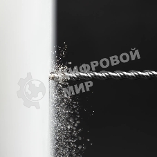 Бур по бетону Denzel двойная спираль, Cobalt W-tip, 10x600 мм, SDS PLUS