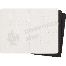 Блокнот Moleskine CAHIER JOURNAL QP314 Pocket 90x140 мм обложка картон 64стр. пунктир черный (3 шт)