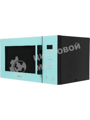 Микроволновая печь Samsung MG23T5018AN/BW голубой, 23 л, 800 Вт, переключатели - сенсор