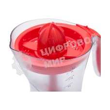 Соковыжималка Galaxy GL 0852 красный/прозрачный, цитрусовая, 50 Вт, 1000 мл, механическое