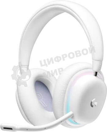 Гарнитура Logitech G735 белый, беспроводная, Bluetooth/USB, до 56 ч, подсветка