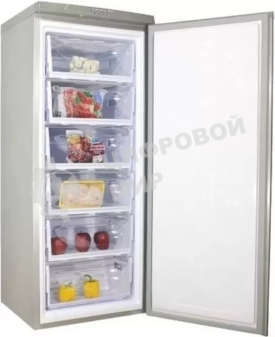 Морозильная камера DON R-106 MI, металлик искристый, 220л, 6 ящиков