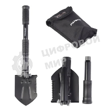 Лопата туристическая Patriot STM 425, многофункциональная, складная, чехол, 425 мм, 540 г.