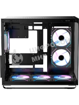 Компьютерный корпус Ocypus Iota C70 BK ARGB ATX/win/black/6 ARGB fans/no PSU/Tempered Glass