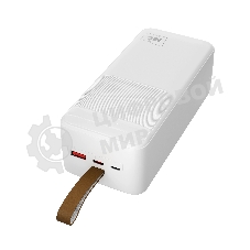 Портативный аккумулятор MORE CHOICE (4620202552846) PB59-40 40000mAh 1USB+1Type-C+1micro USB 3.0A 22.5W PD20WP, белый