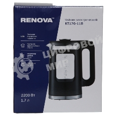 Чайник электрический Renova KT17G-11B Термостойко стекло