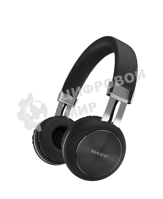 Беспроводные полноразмерные наушники Maxvi MHF-201BT черные, Bluetooth 5.3\FM\MP3\300 мАч\микрофон