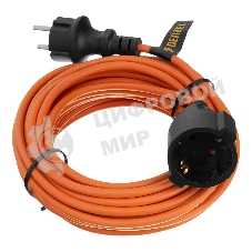 Удлинитель-шнур силовой Garden Series Denzel ПВС, 10 м, 1 розетка, 3x1 мм