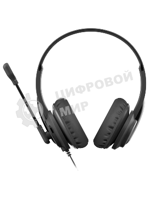 Гарнитура A4Tech HU-10 чёрный, проводная