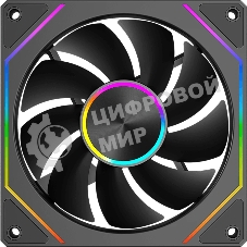 Вентилятор для корпуса Case Cooler PCCooler FG120 ARGb BK (120x120x25мм, 4-pin PWM, ARGb, 54CFM, 28.4dBA, 1800RPM, черный)