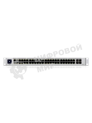 Коммутатор Ubiquiti UniFi USW-48-POE 4SFP 600W управляемый