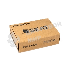 Коммутатор SKAT PoE-8E-2G v.2 PoE Plus 120Вт порты: 8-Ethernet 2-Uplink
