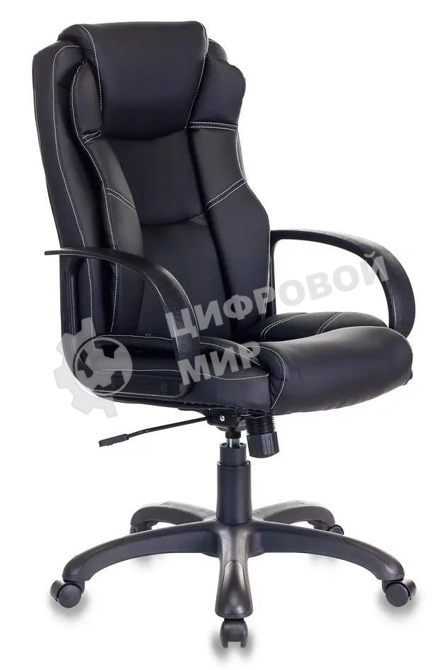 Кресло руководителя Бюрократ CH-839/BLACK черный Пегас искусственная кожа