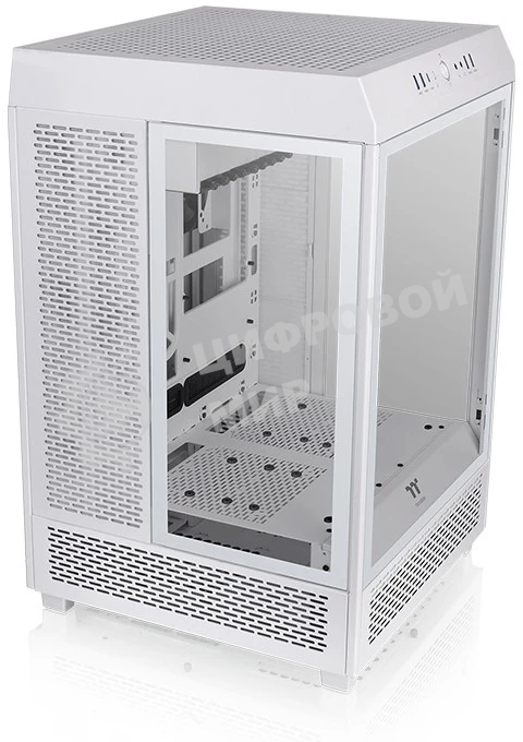 Компьютерный корпус Thermaltake The Tower 500 Snow CA-1X1-00M6WN-00 White,Win,SPCC,Tempered Glass*3,120мм Standard Fan*2