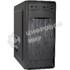 Компьютерный корпус Miditower ExeGate XP-332 Black, ATX, (XP450, Black,120мм), 2*USB, Audio