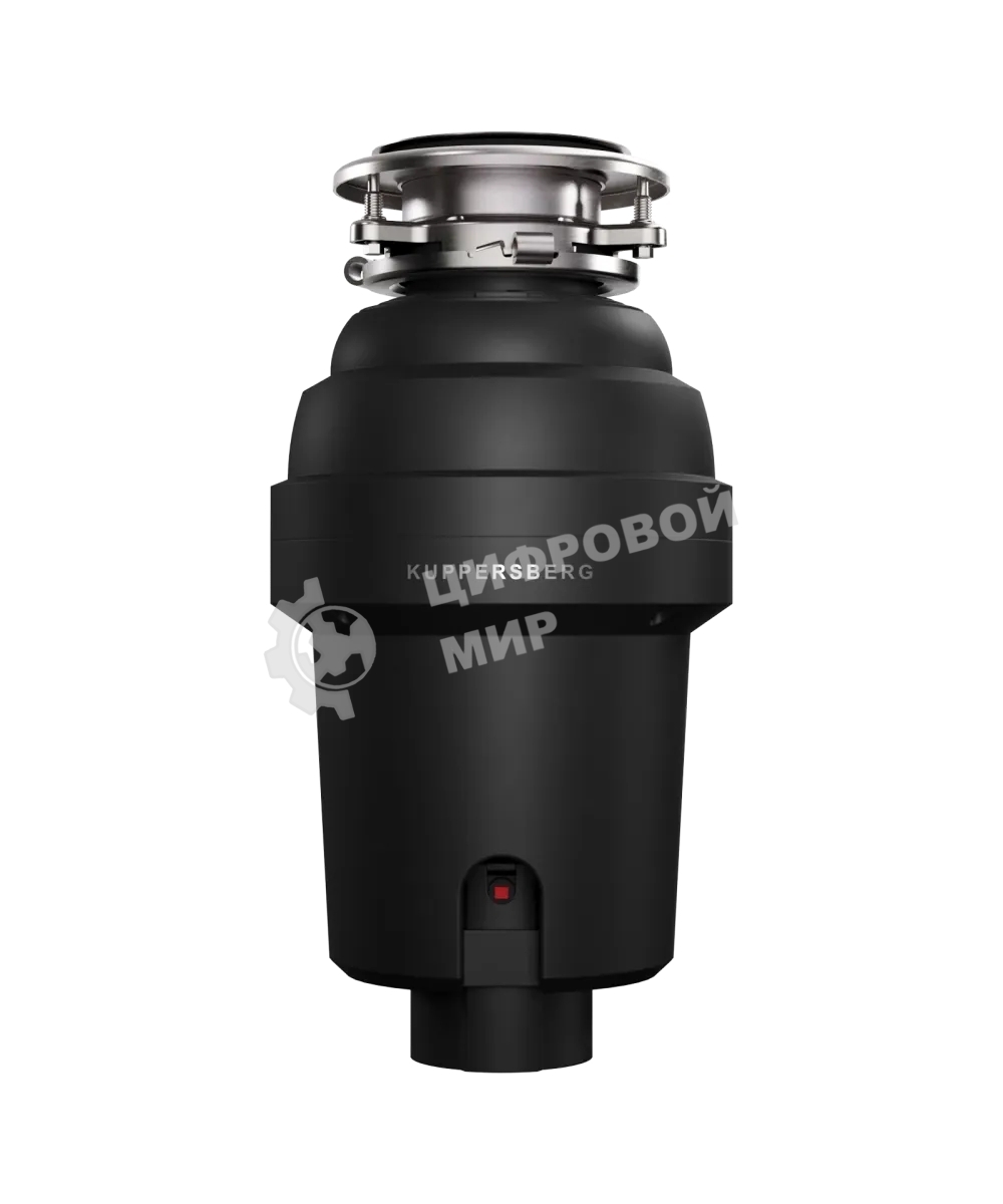 Измельчитель пищевых отходов Kuppersberg WS 550 B, High-Tech, мощность 550 Вт, 3400-3800 об/мин, защита от перегрева, авто выключение, DC мотор, шумоизоляция, уровень шума 70 дБ, черный