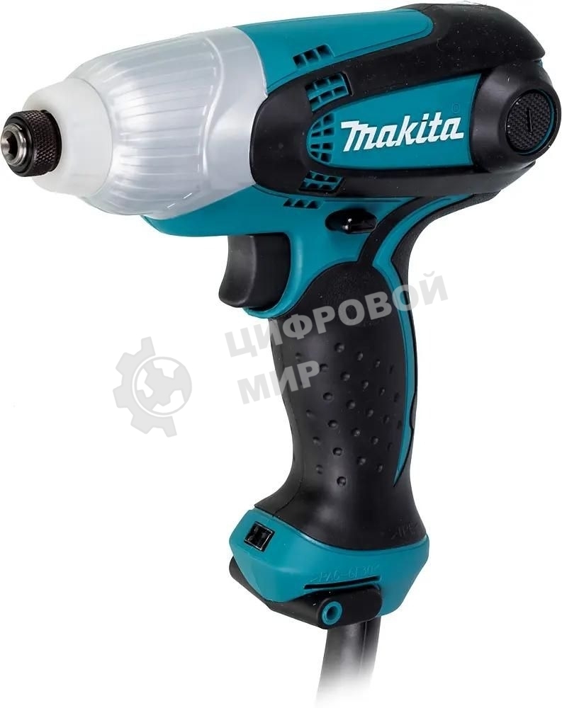 Дрель-шуруповерт сетевой Makita TD0101F, Сетевой, 230Вт, Ударный