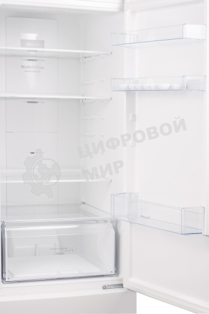 Холодильник Weissgauff CBN2WB1W2 INVERTER белый двухкамерный 280/108л морозилка снизу, No Frost