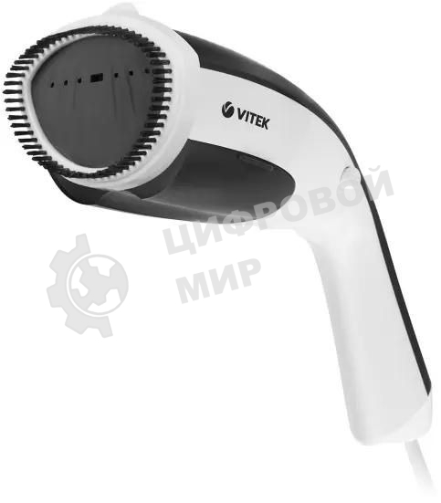 Отпариватель Vitek 2439-VT-03 белый/черный, 1200 Вт, 20 г/мин, 100 мл