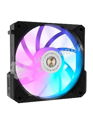 Вентилятор для корпуса Alseye i12B черный, 120 мм, 1800 об/мин, 33.2 дБ, 4 pin