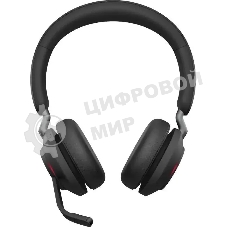 Гарнитура беспроводная Jabra Evolve2 65, Link380a MS Stereo Stand черный